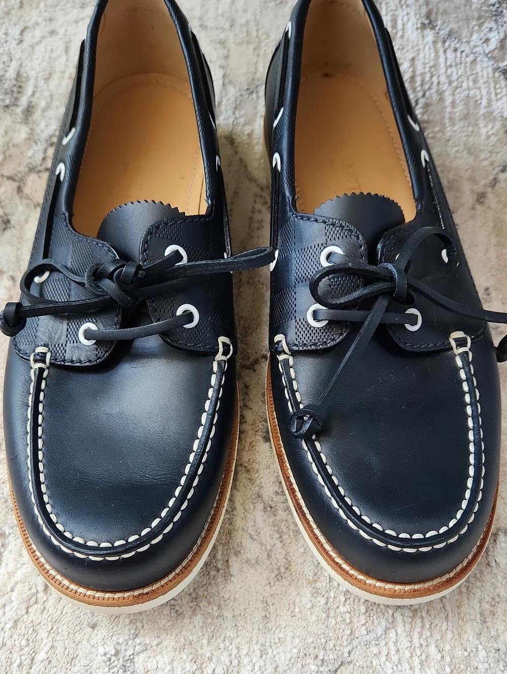 Like New. Louis Vuitton Boat Shoes, Size LV 9, US 10
